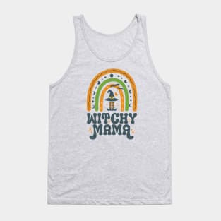 Witchy Mama Mom Halloween Tank Top